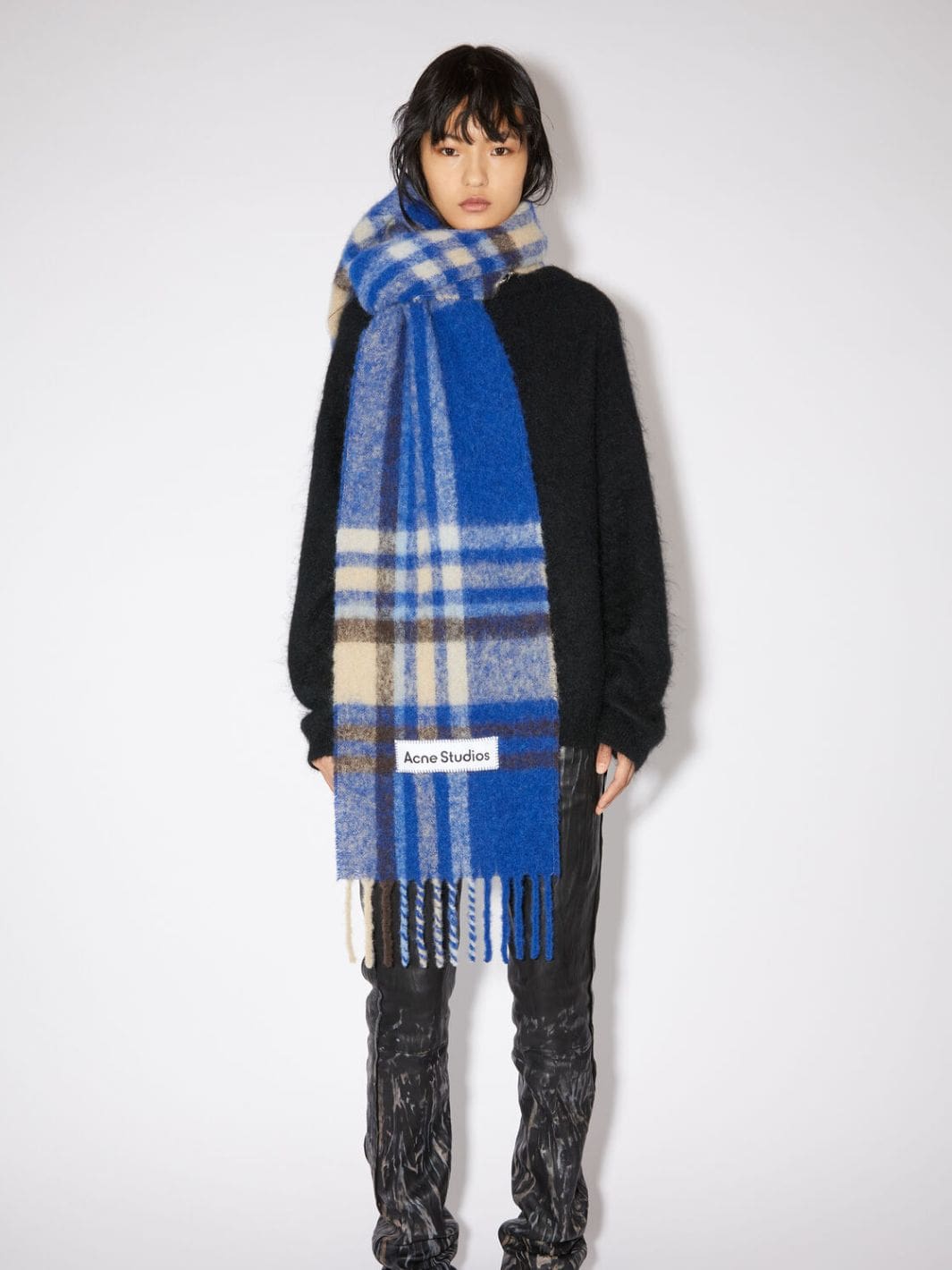 Acne Studios Accessories Skjerf | Mohair Tartan Scarf