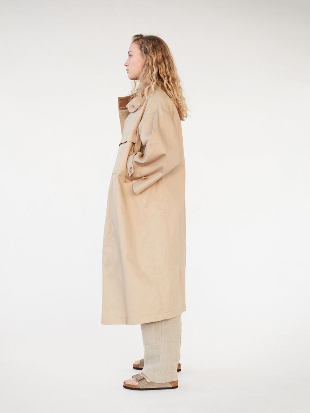 AF Agger Outerwear Kåpe | Water Resistant Coat Cool Beige