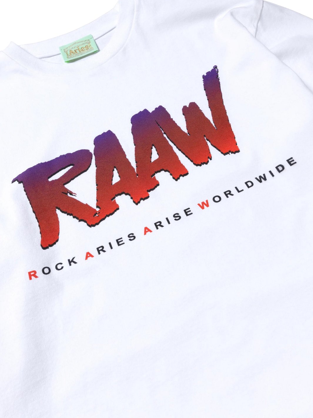 Aries Tees & Longsleeves Longsleeve | RAAW LS Tee White