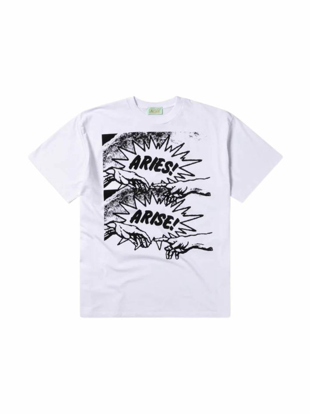 Aries Tees & Longsleeves T-skjorte | Connecting SS Tee White