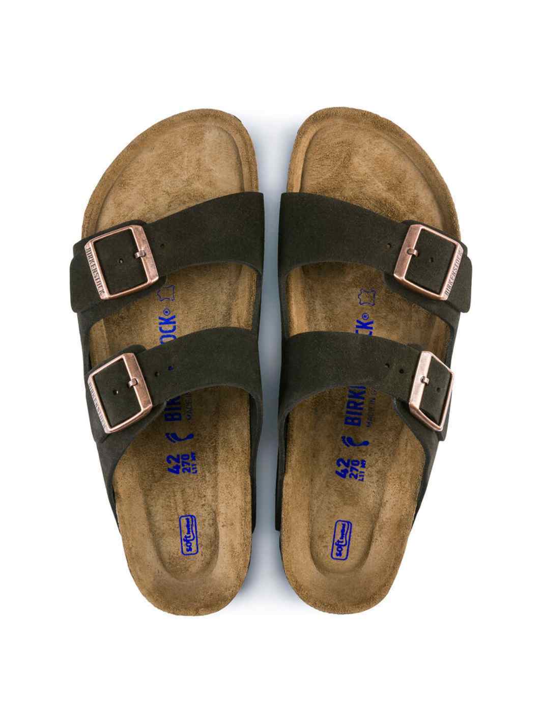 Birkenstock Shoes 44 / Mocca Sandaler | Arizona Suede Mocca