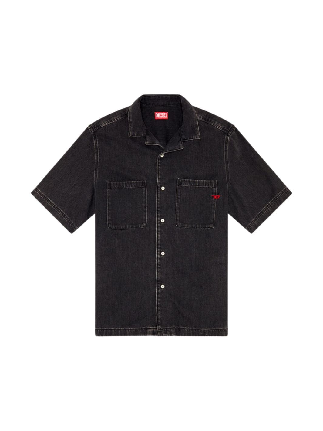 Diesel Shirts Skjorte | D-Paroshort Denim Shirt Black