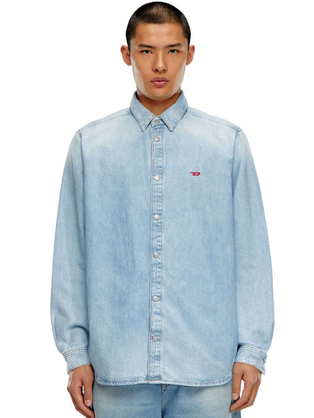 Diesel Shirts Skjorte | D-Simply Denim Shirt Light Blue