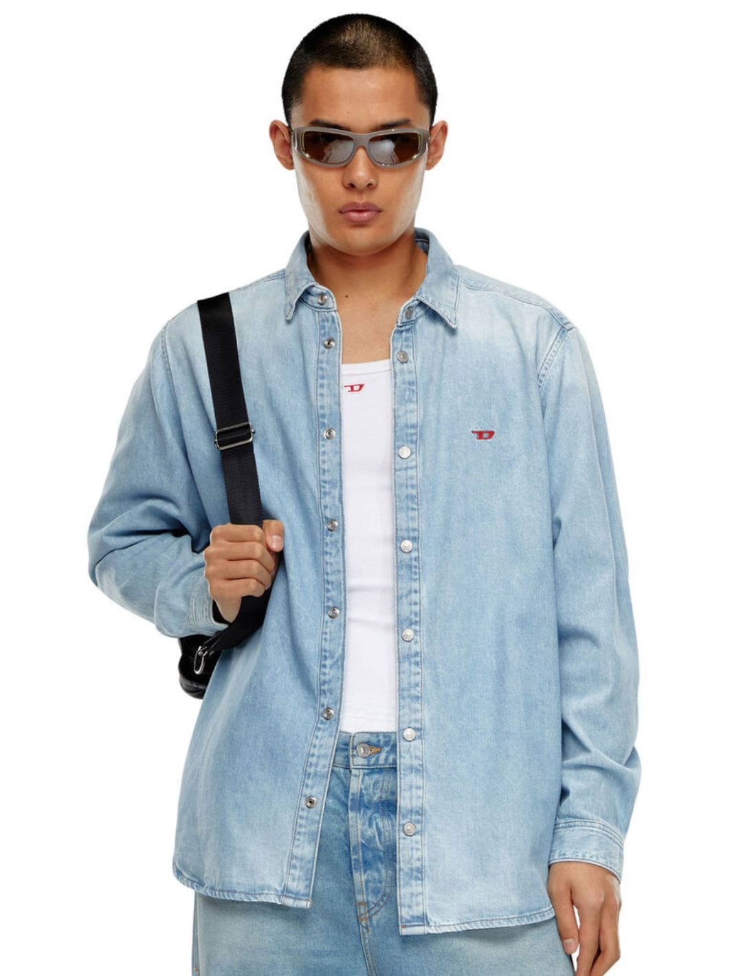 Diesel Shirts Skjorte | D-Simply Denim Shirt Light Blue