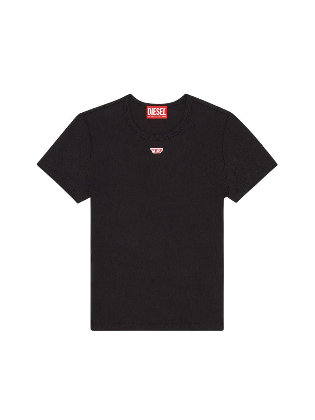 Diesel Tees & Longsleeves T-Skjorte | T-Ele Long-D T-Shirt Black