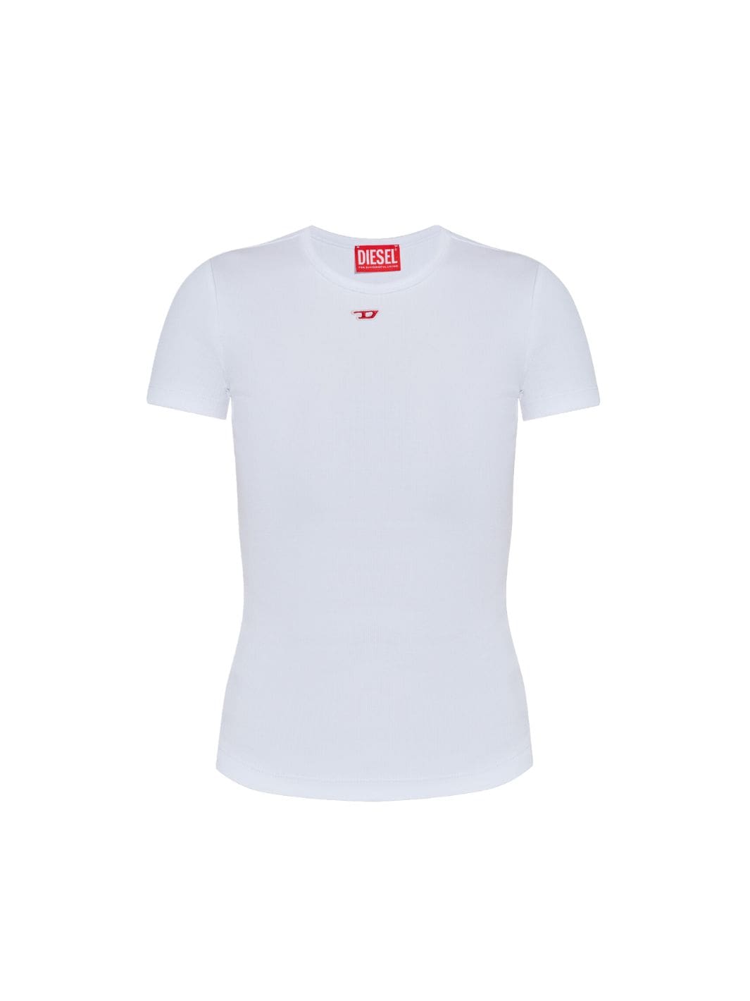 Diesel Tees & Longsleeves T-Skjorte | T-Ele Long-D T-Shirt White