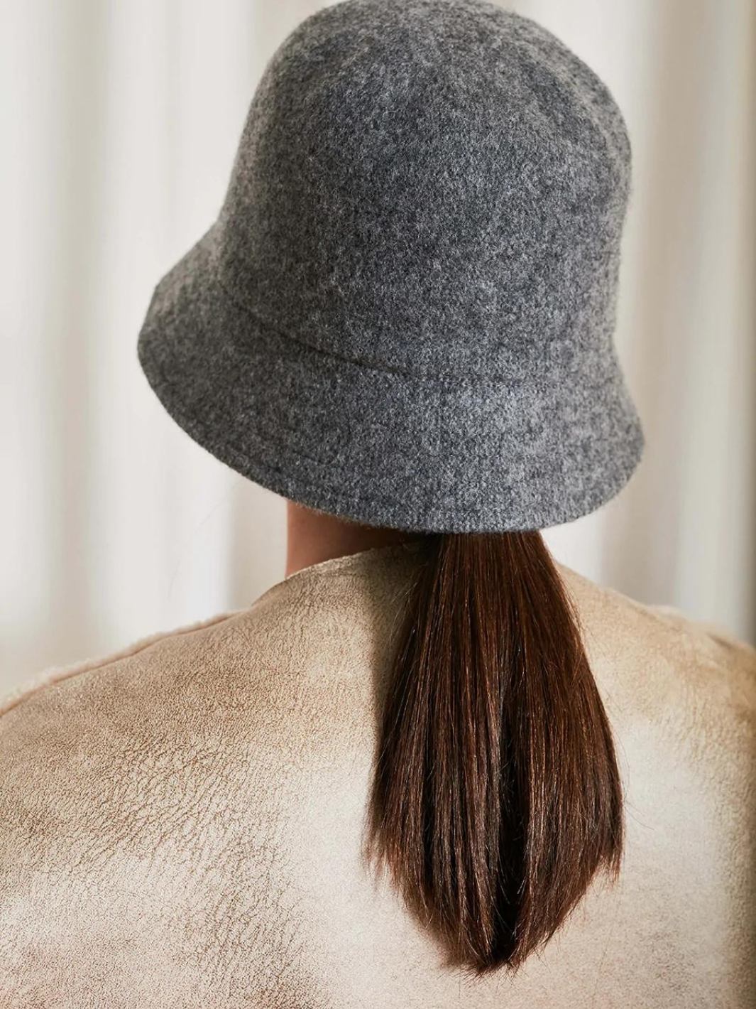 Fall Winter Spring Summer Accessories Bøttehatt | Mamsen Dark Charcoal