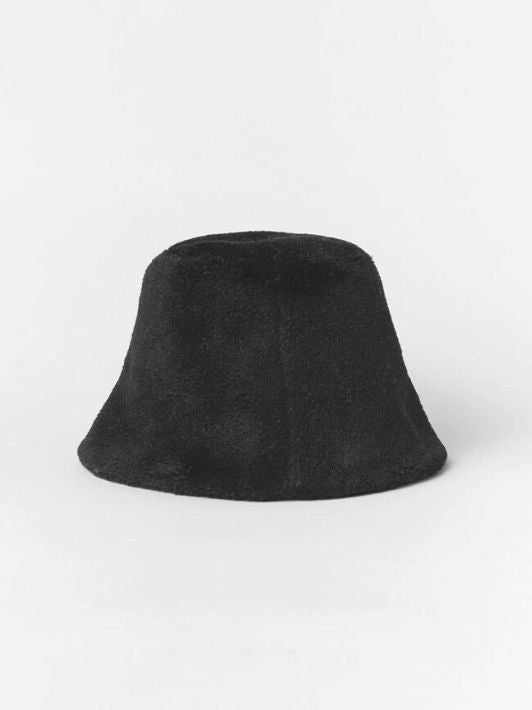 Fall Winter Spring Summer Accessories Bøttehatt | Mamsen Teddy Jet Black