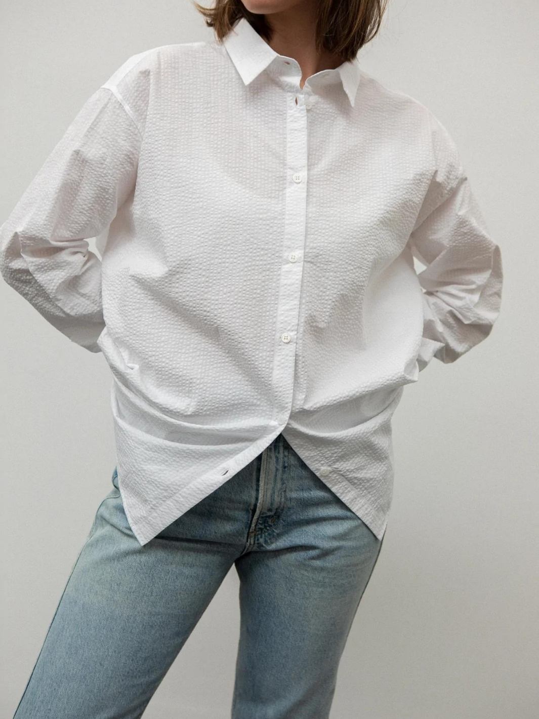 Fall Winter Spring Summer Shirts Skjorte | Jenny Crepe