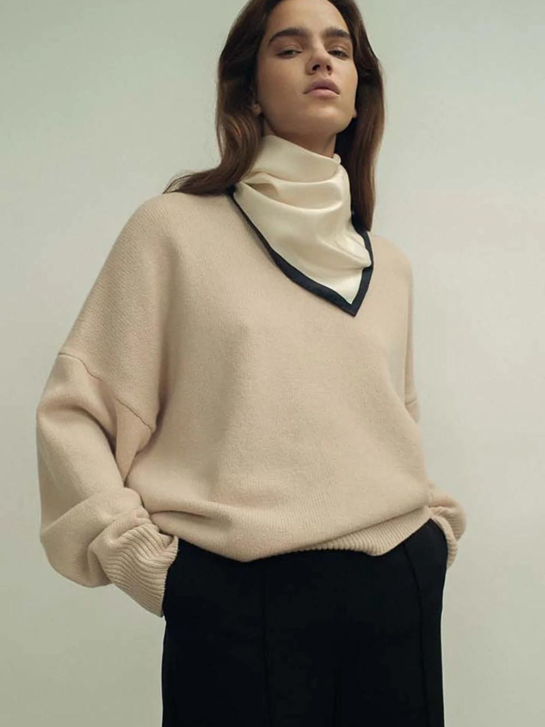 Fall Winter Spring Summer Sweaters Genser | Ash Oversized Jumper Winter Cream