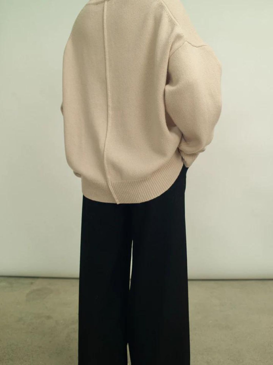 Fall Winter Spring Summer Sweaters Genser | Ash Oversized Jumper Winter Cream