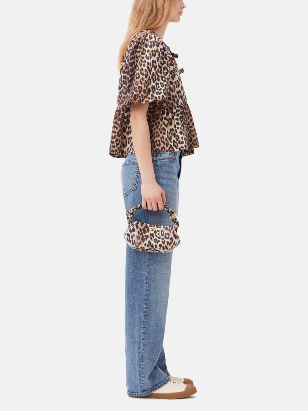 Ganni Bags Veske | Ganni Bou Bag Mini Print Leopard