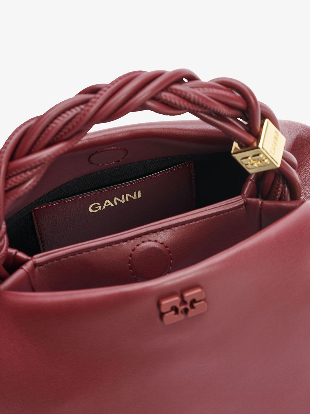 Ganni Bags Veske | Ganni Bou Bag Small Burgundy