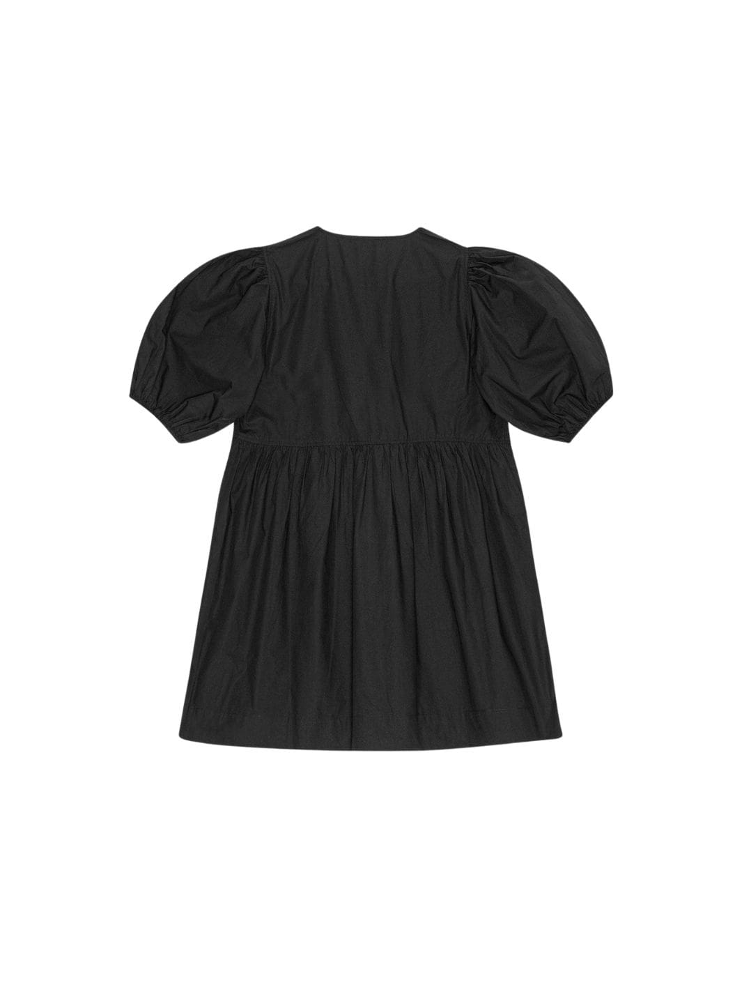 Ganni Dresses Kjole | Cotton Poplin Tie String Mini Dress Black