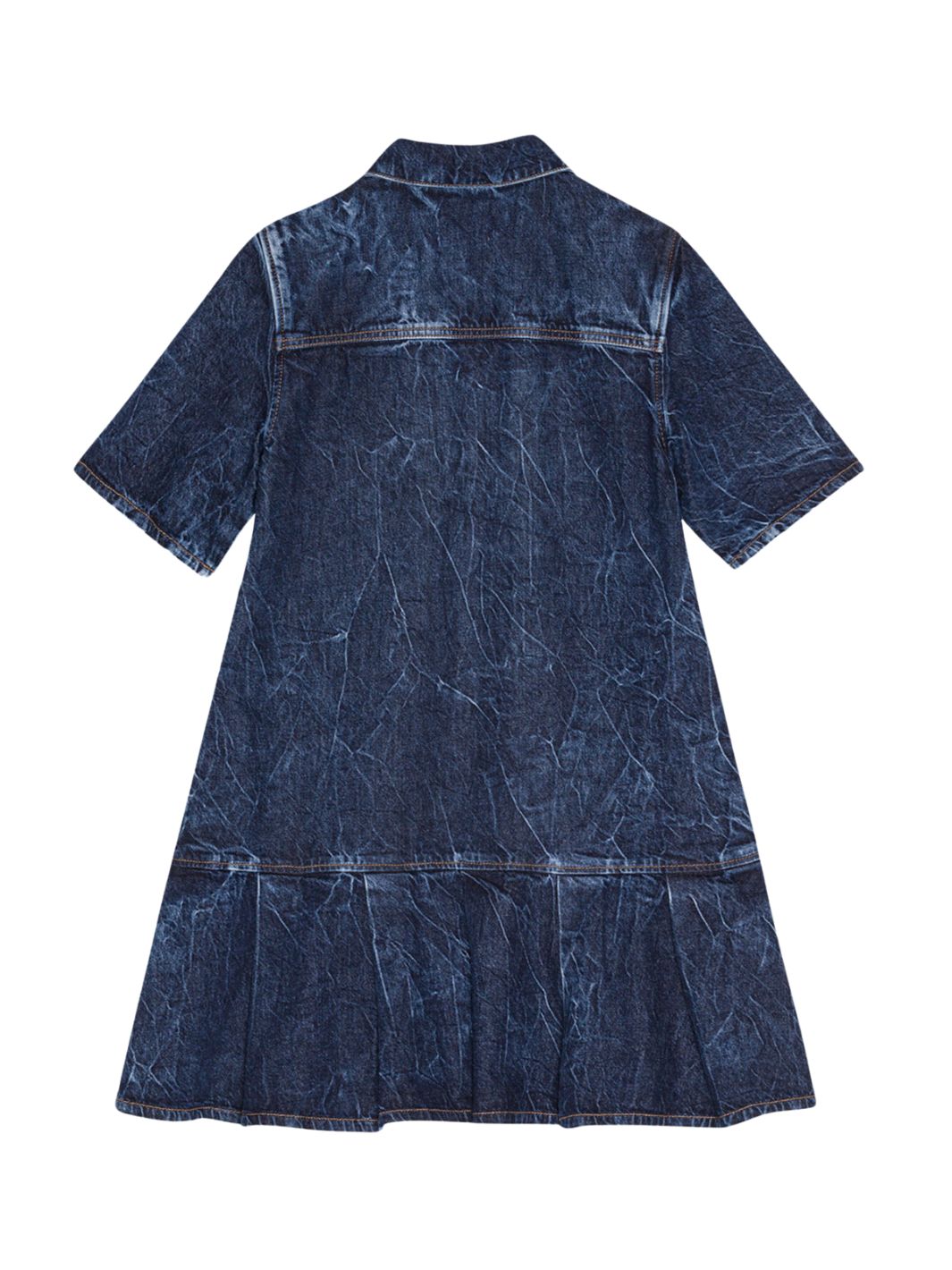 Ganni Dresses Kjole | Crinkled Future Denim Mini Dress