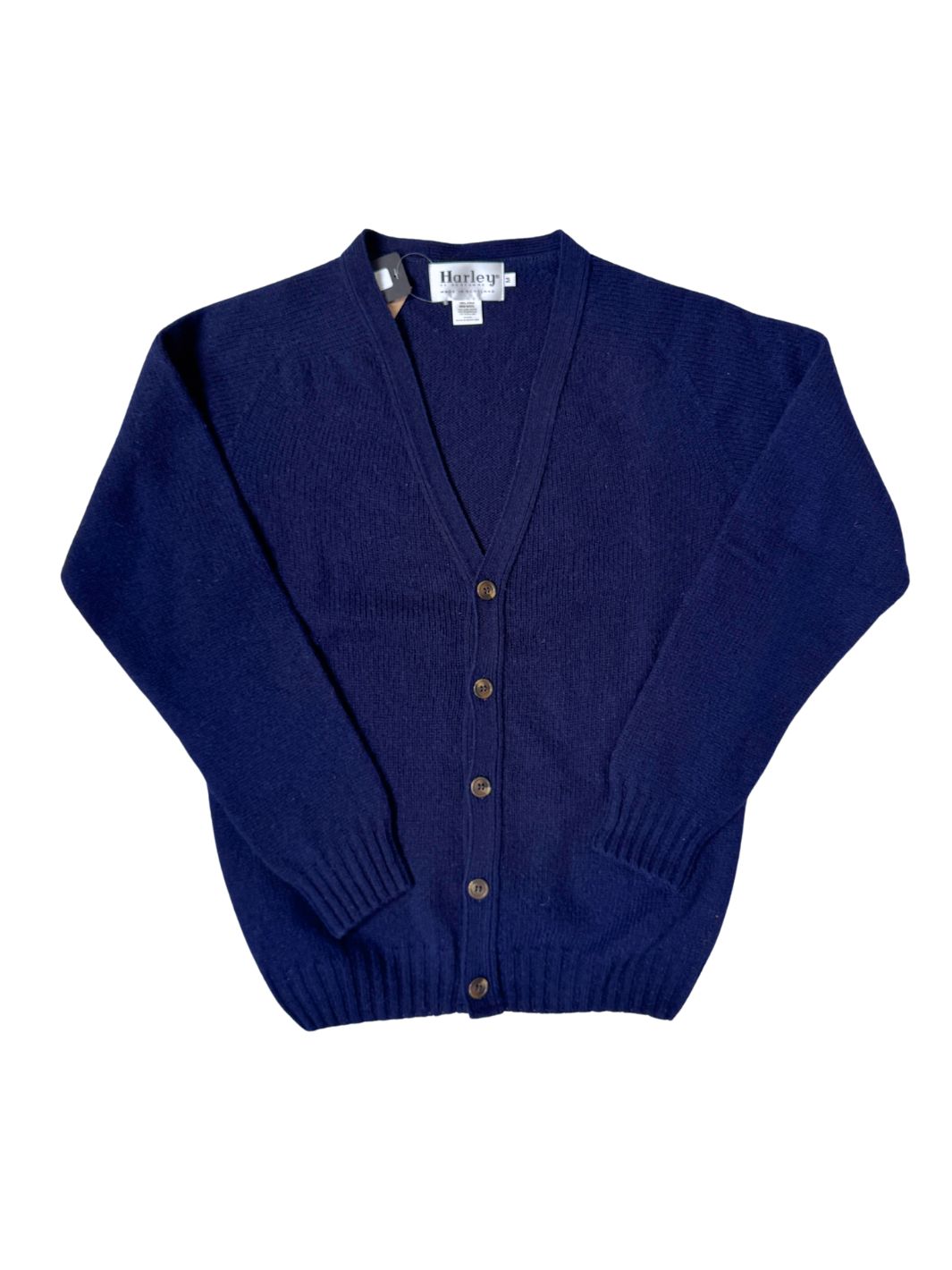 Harley of Scotland Jackets Cardigan | V Cardigan New Navy