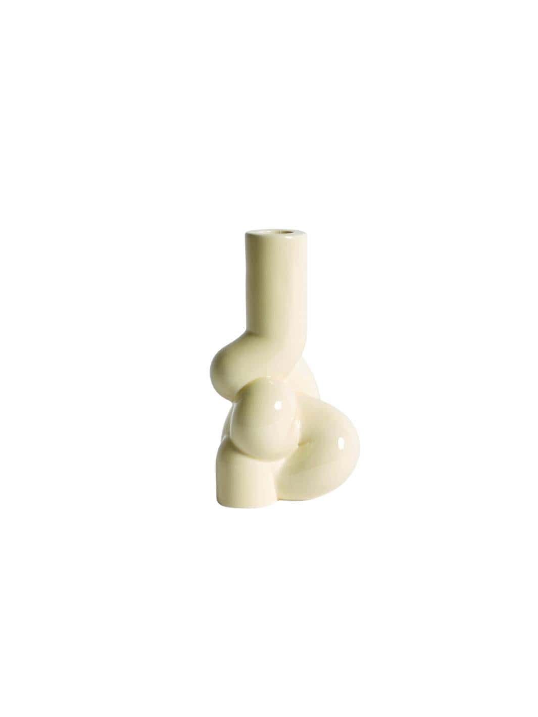 Hay Lys & Lysestaker Lysestake | W&S Soft Candleholder Yellow