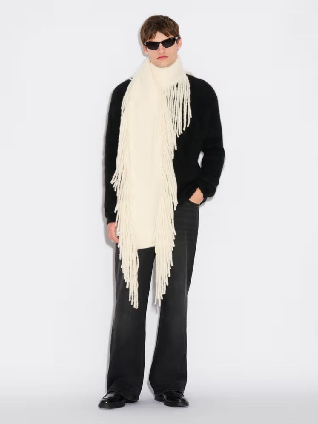 Holzweiler Accessories Skjerf | Tassel Scarf Ecru