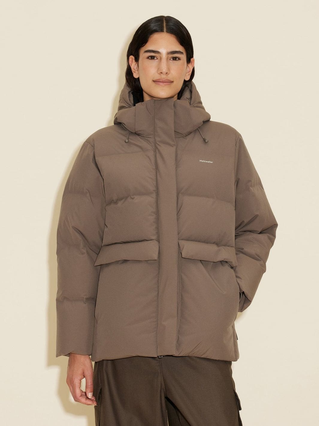 Holzweiler Outerwear Dunjakke | Besseggen Down Jacket Taupe