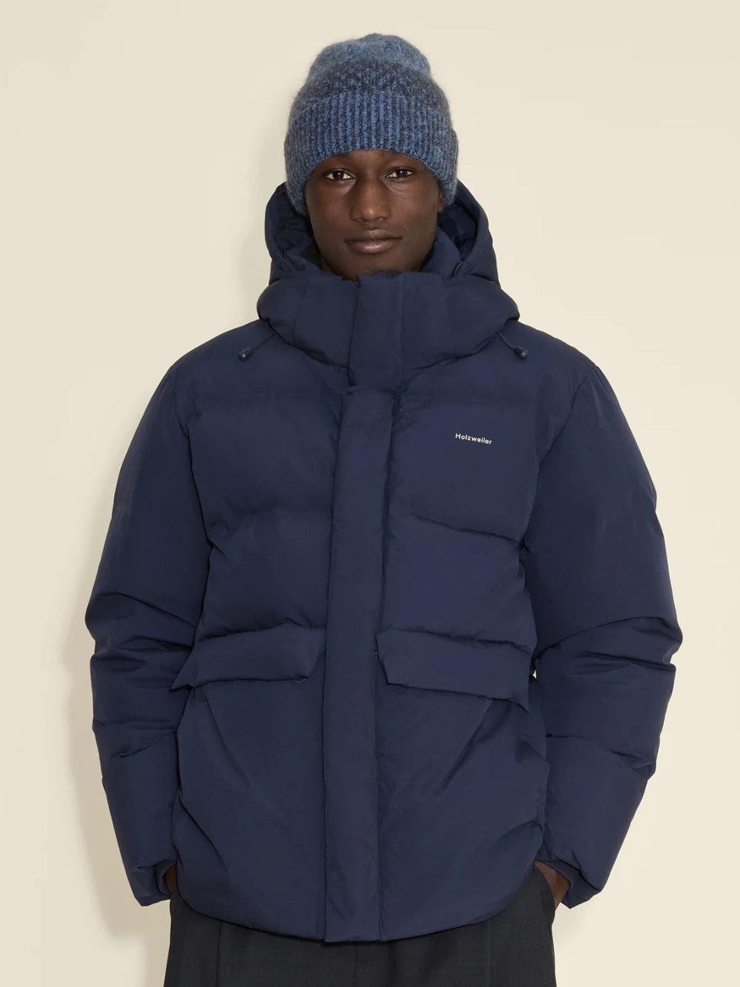 Holzweiler Outerwear Dunjakke | Dovre Down Jacket Dk. Navy