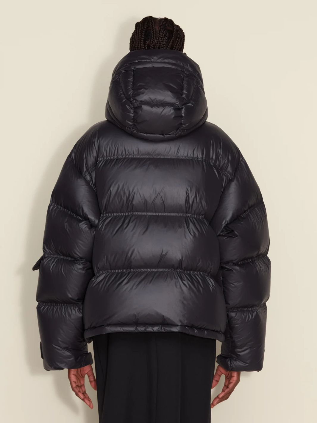 Holzweiler Outerwear Dunjakke | Steilia Short Down Jacket Black