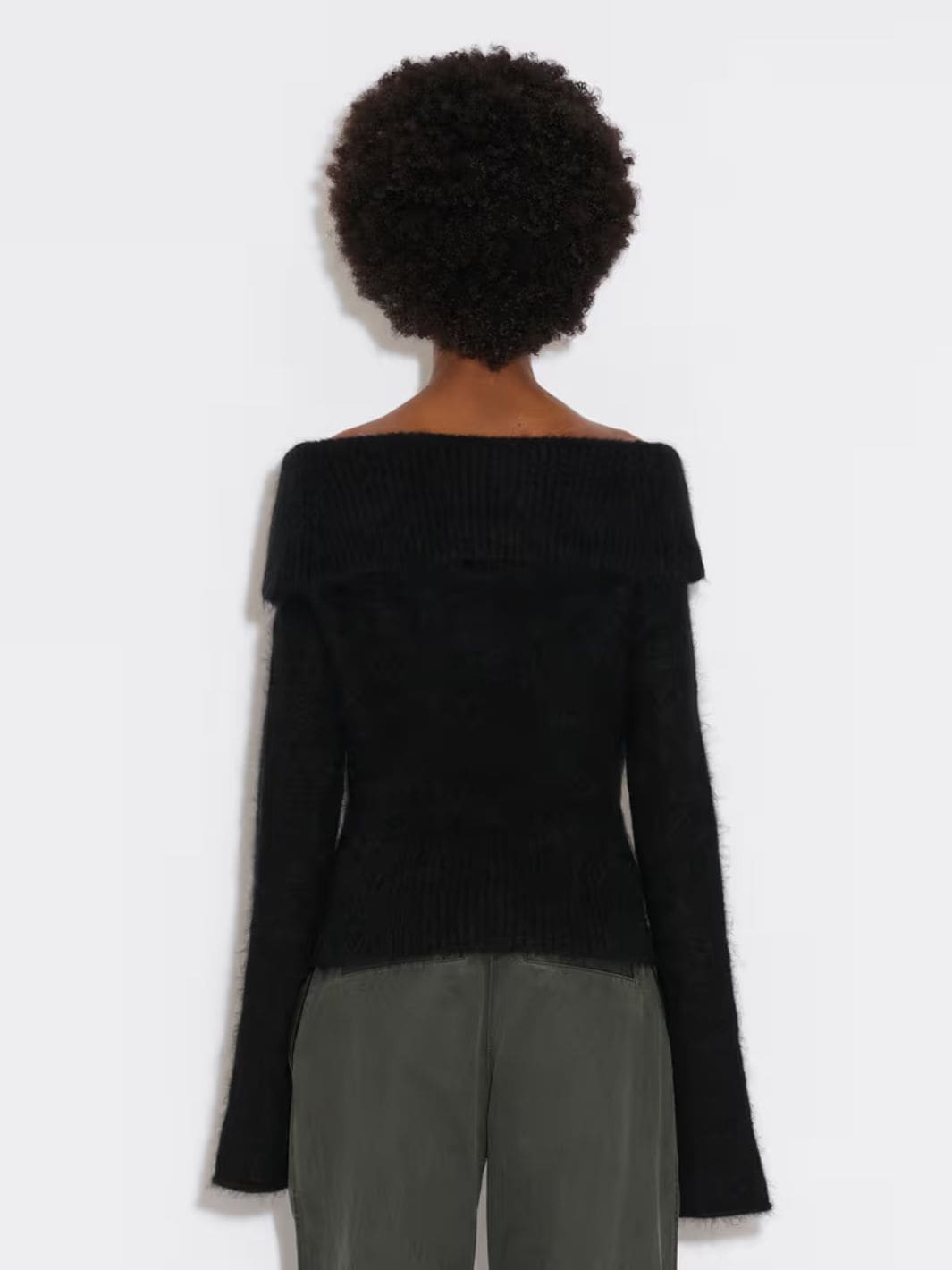 Holzweiler Sweaters Cardigan | Off Shoulder Cardigan Black