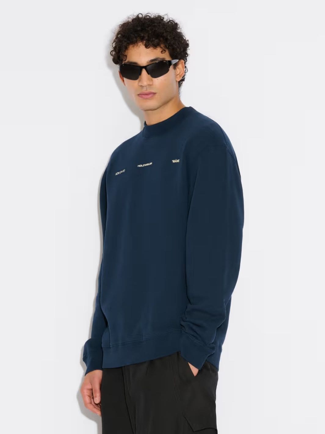 Holzweiler Sweaters Genser | Duke National Crew Blue