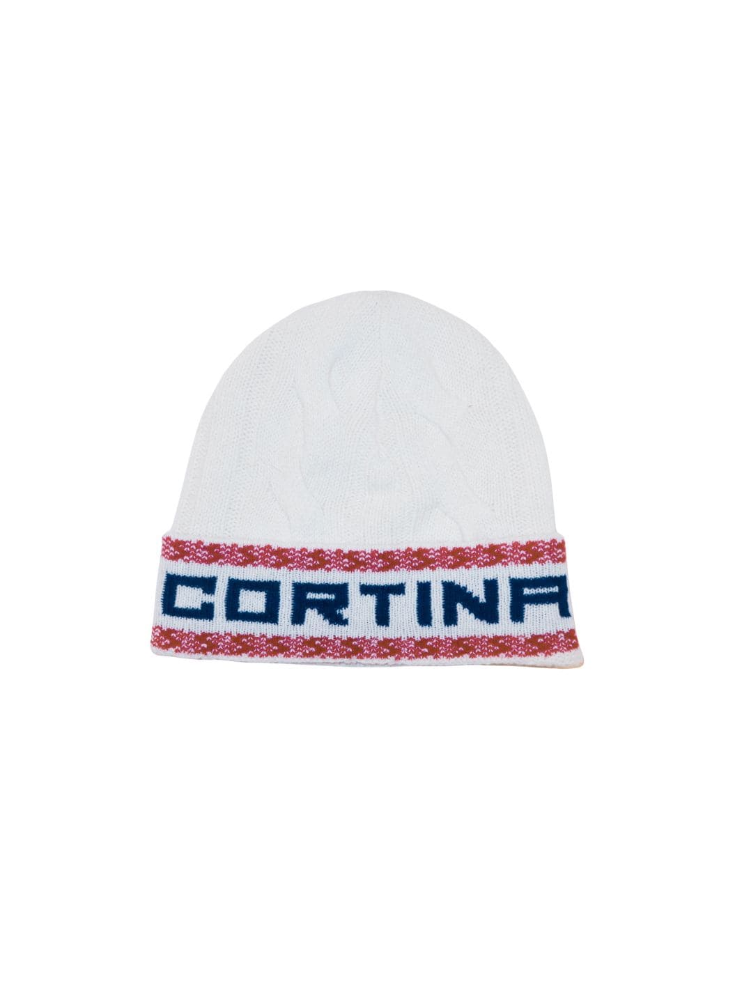 Hotel Accessories Lue | Ski Cable Knit Beanie Cortina Cream