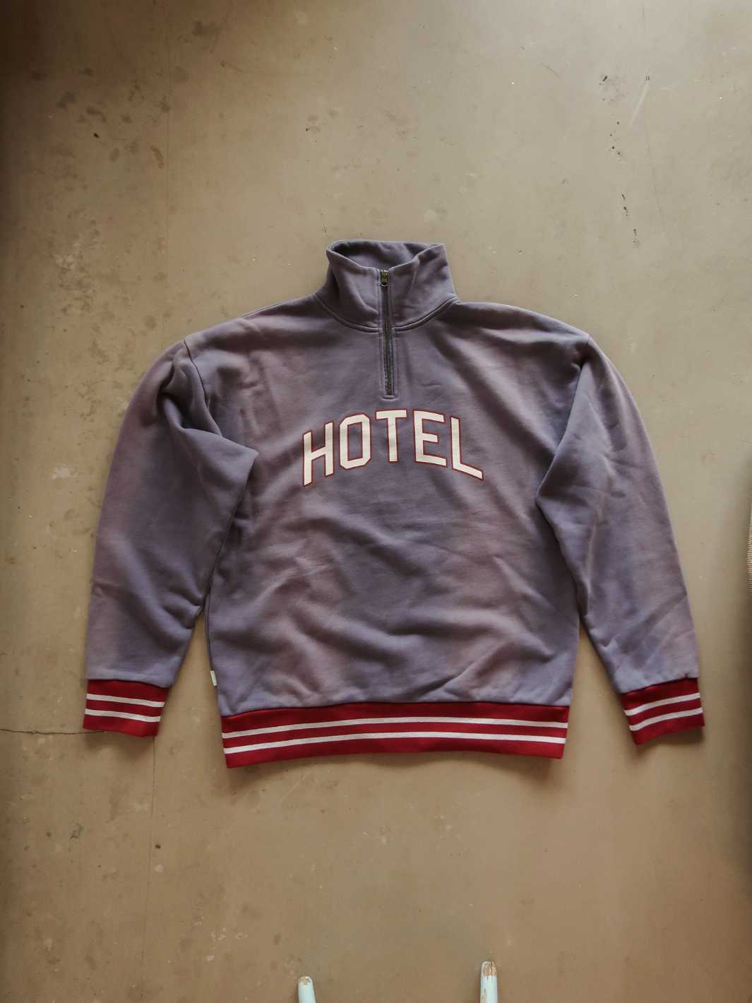 Hotel Sweaters Genser | Princess Dye Quarter-Zip Navy