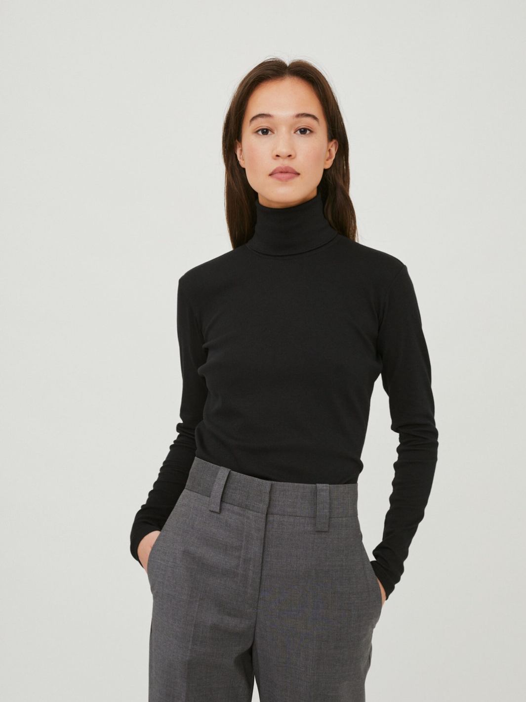 Julie Josephine Sweaters Genser | Camilla Cotton Polo Black