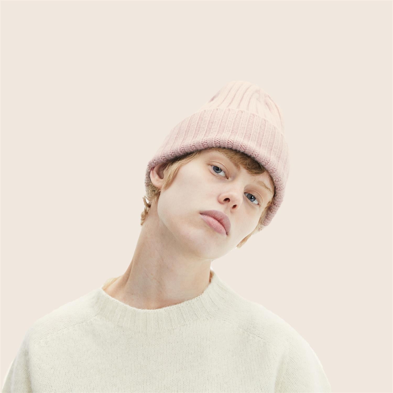 Le Bonnet Accessories Lue | Le Grand Beanie Misty Rose