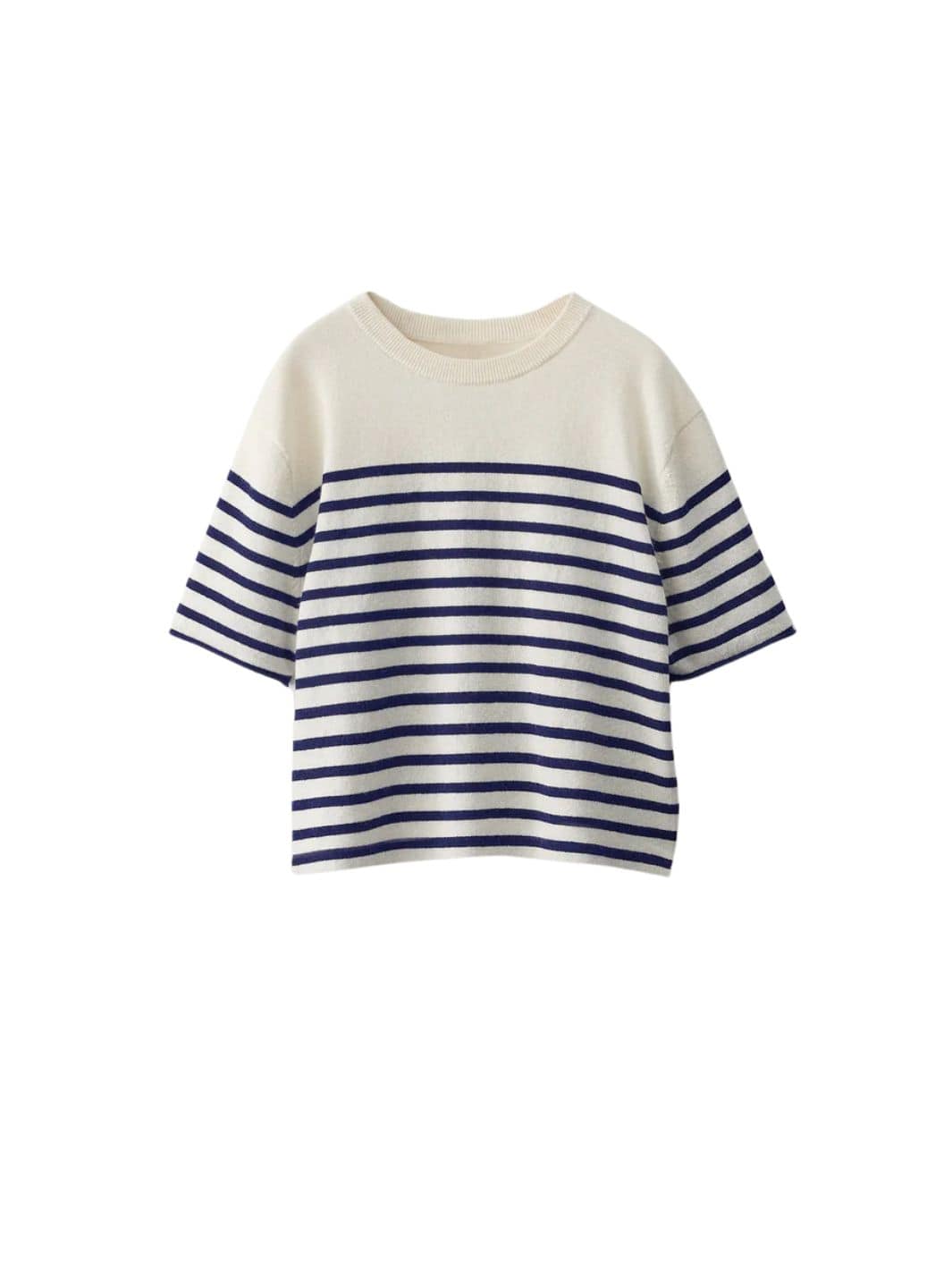 Lisa Yang Sweaters Genser | Cila Cream/Navy