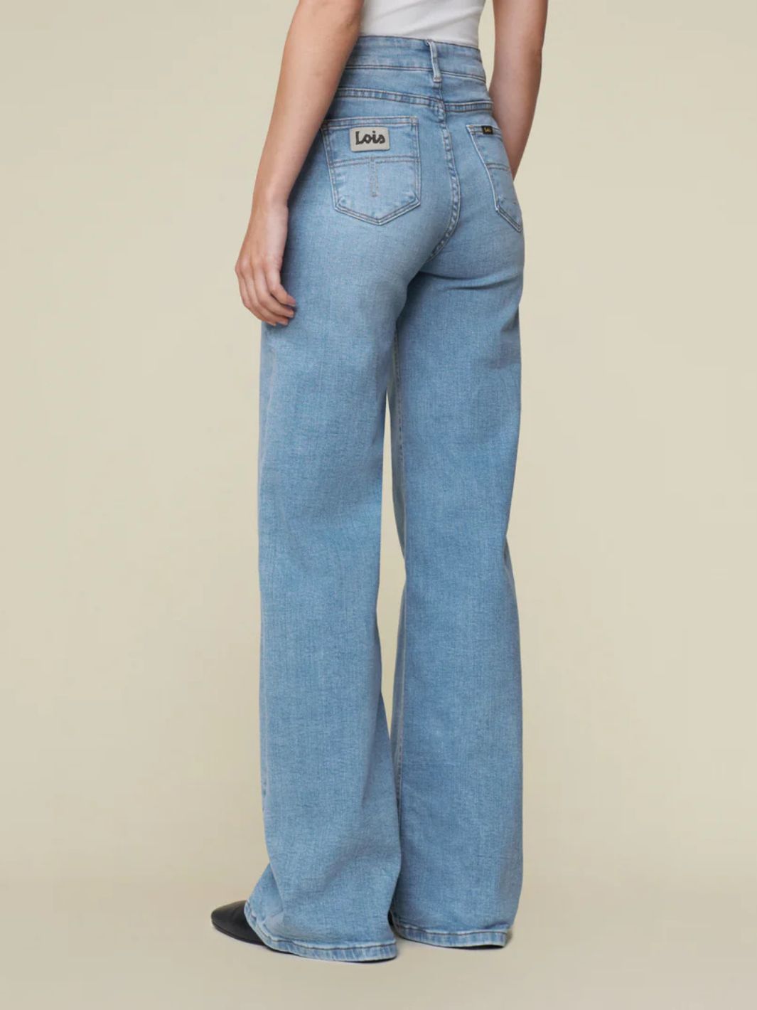 Lois Bukser Jeans | Palazzo Angel Cloudy Bleach