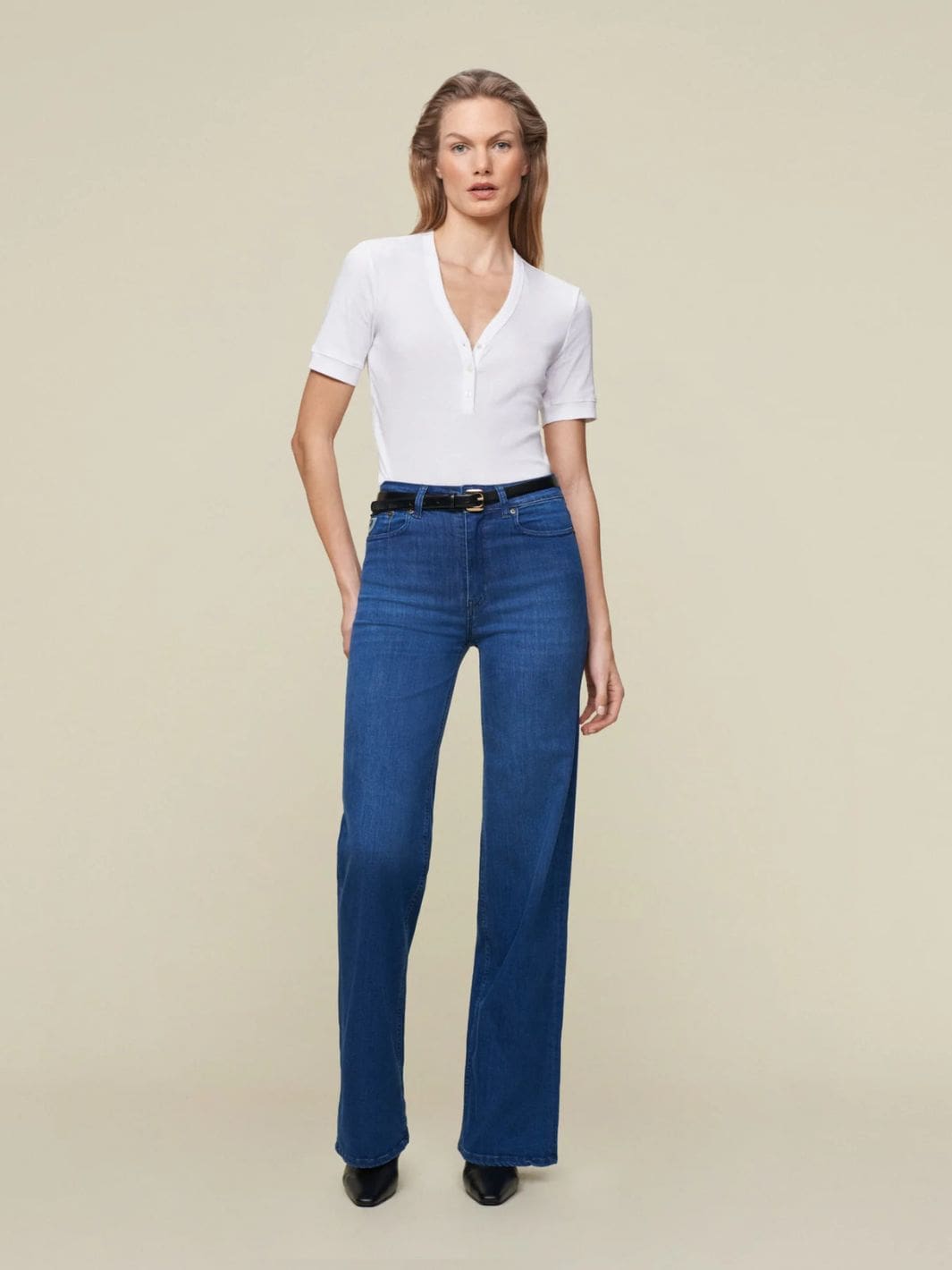 Lois Bukser Jeans | Palazzo Teal Stone