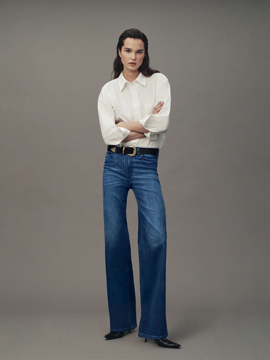 Lois Bukser Jeans | Palazzo Teal Stone