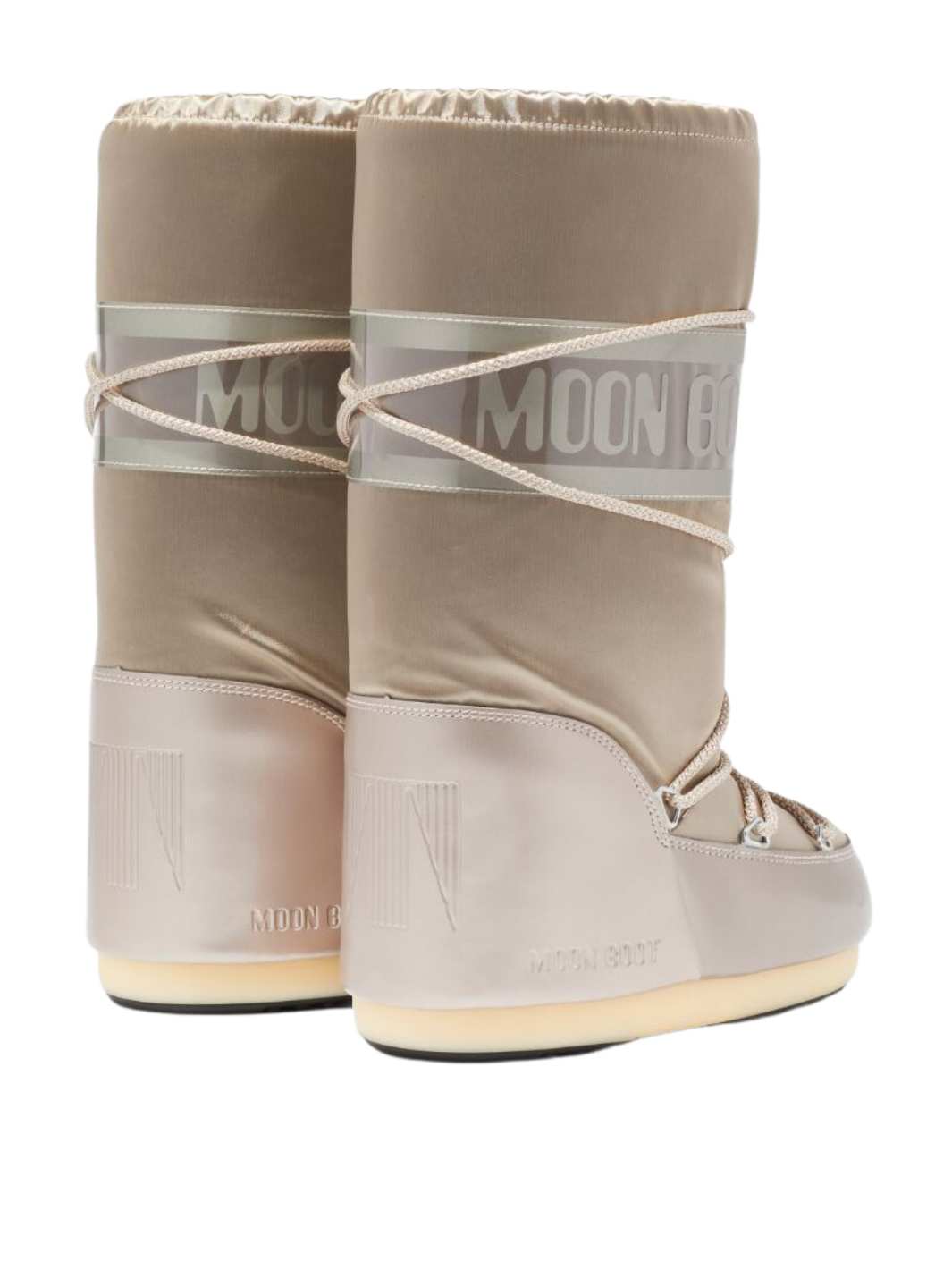 Moon Boot Shoes Boots | MB Icon Glance Platinum Satin