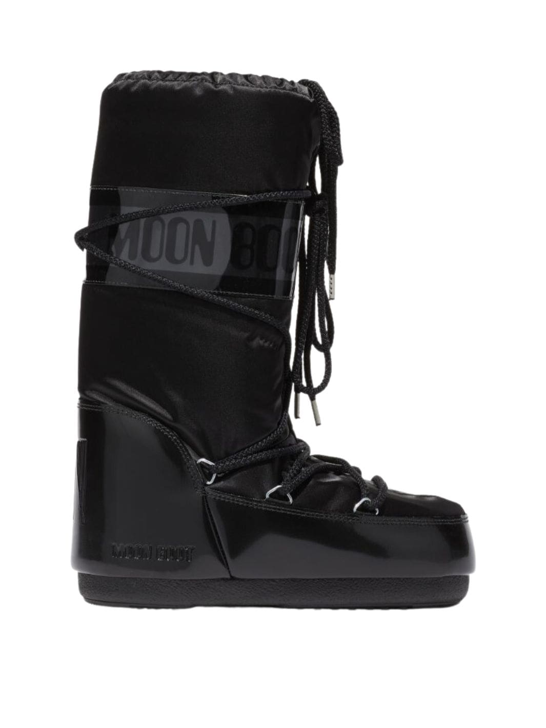 Moon Boot Shoes Boots | MB Icon Nylon Glance Black