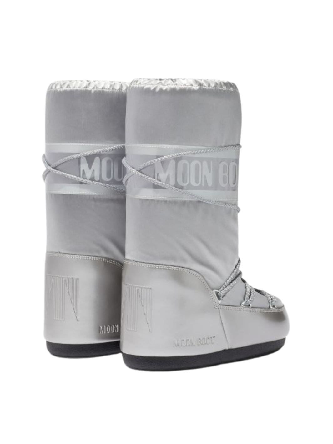 Moon Boot Shoes Boots | MB Icon Nylon Glance Silver