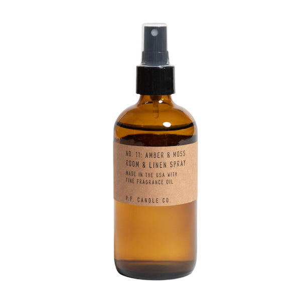 P.F. Candle Co. Romspray Rom- & tekstilspray | No. 11 Amber & Moss Room + Linen Spray