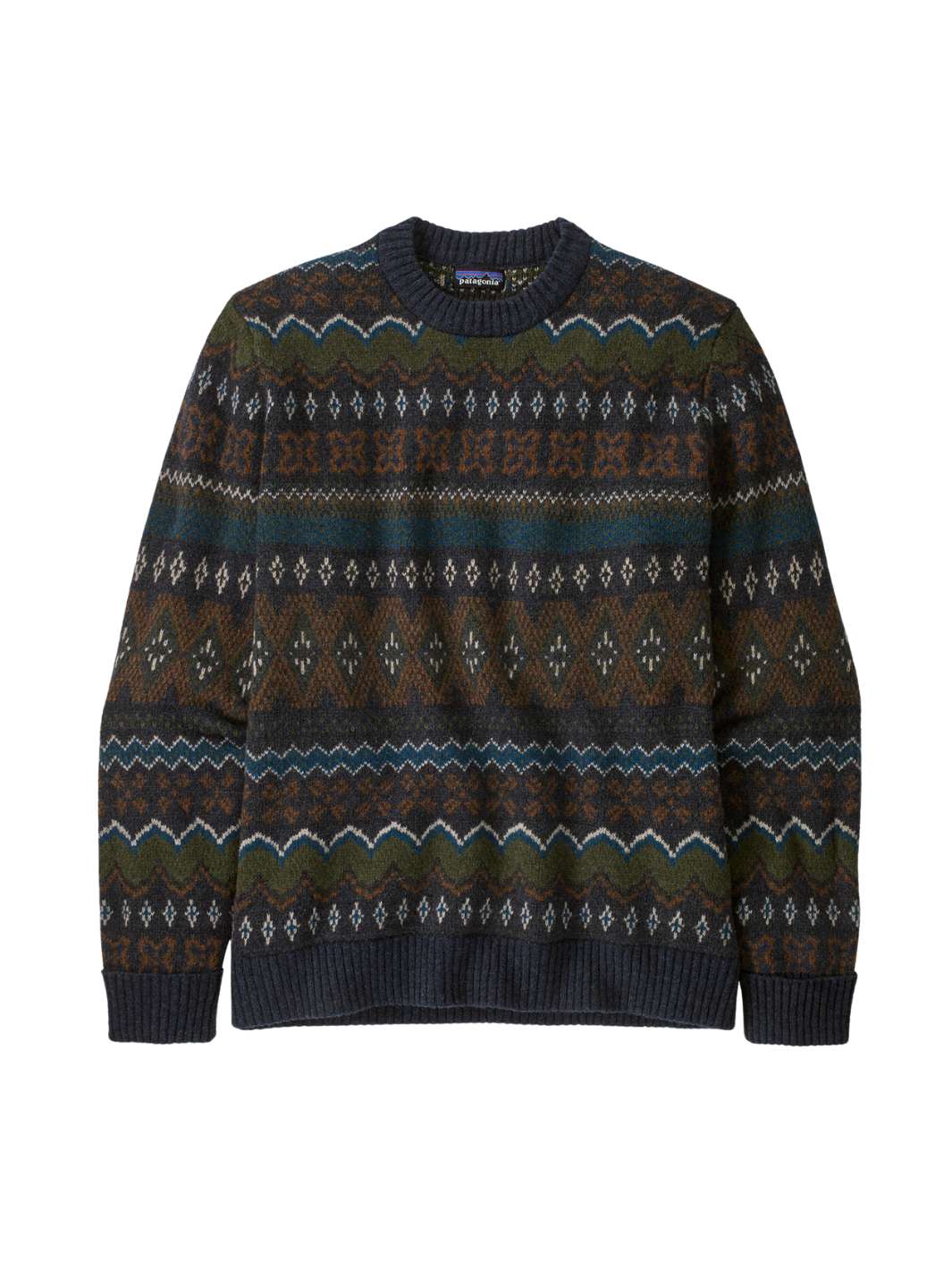 Patagonia Knit Genser | M Recycled Wool Blend Sweater