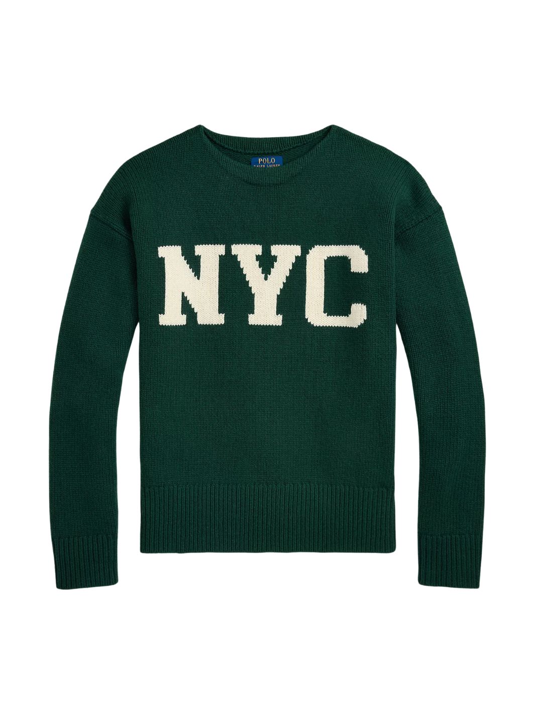 Polo Ralph Lauren Knit Genser | NYC Green Wool Sweater