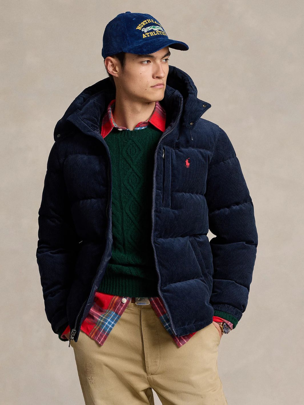 Polo Ralph Lauren Outerwear Dunjakke | El Cap Jacket Cord Navy