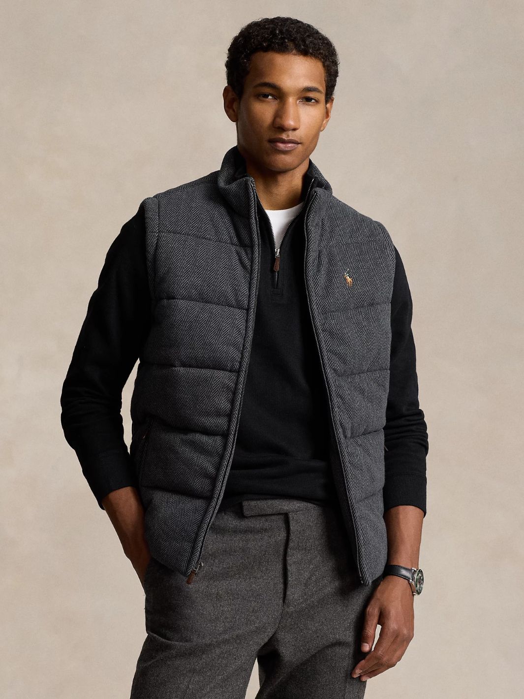 Polo Ralph Lauren Outerwear Vest | Herringbone Quilt Vest