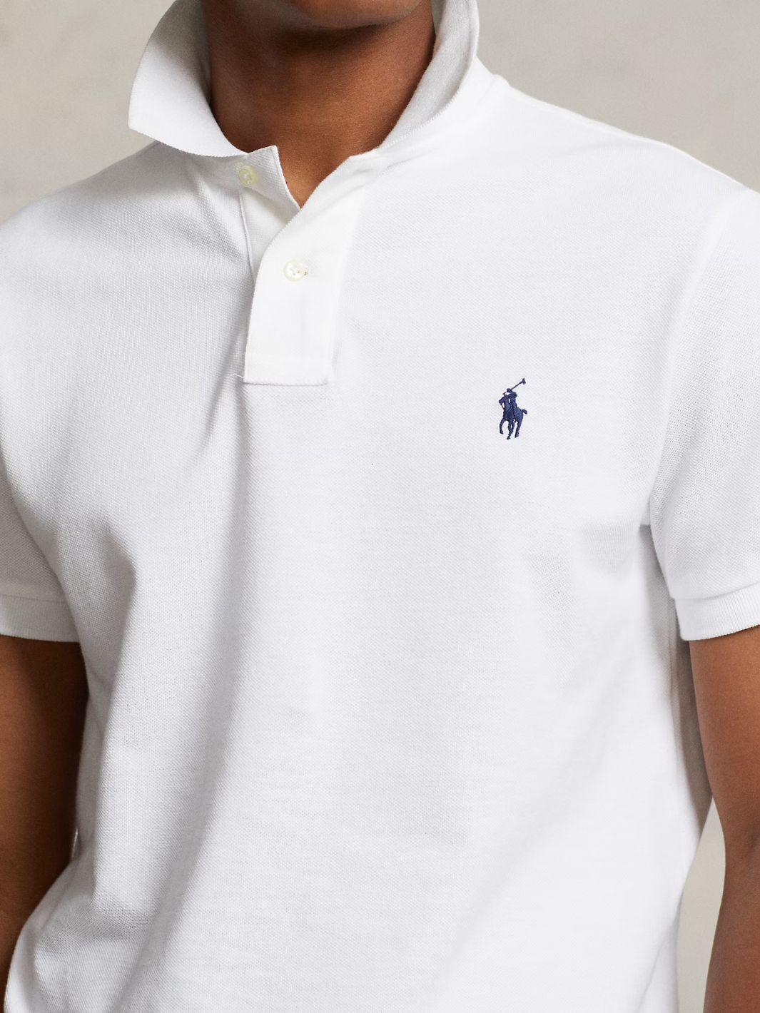 Polo Ralph Lauren Pique Pique | SS Pique Mesh White