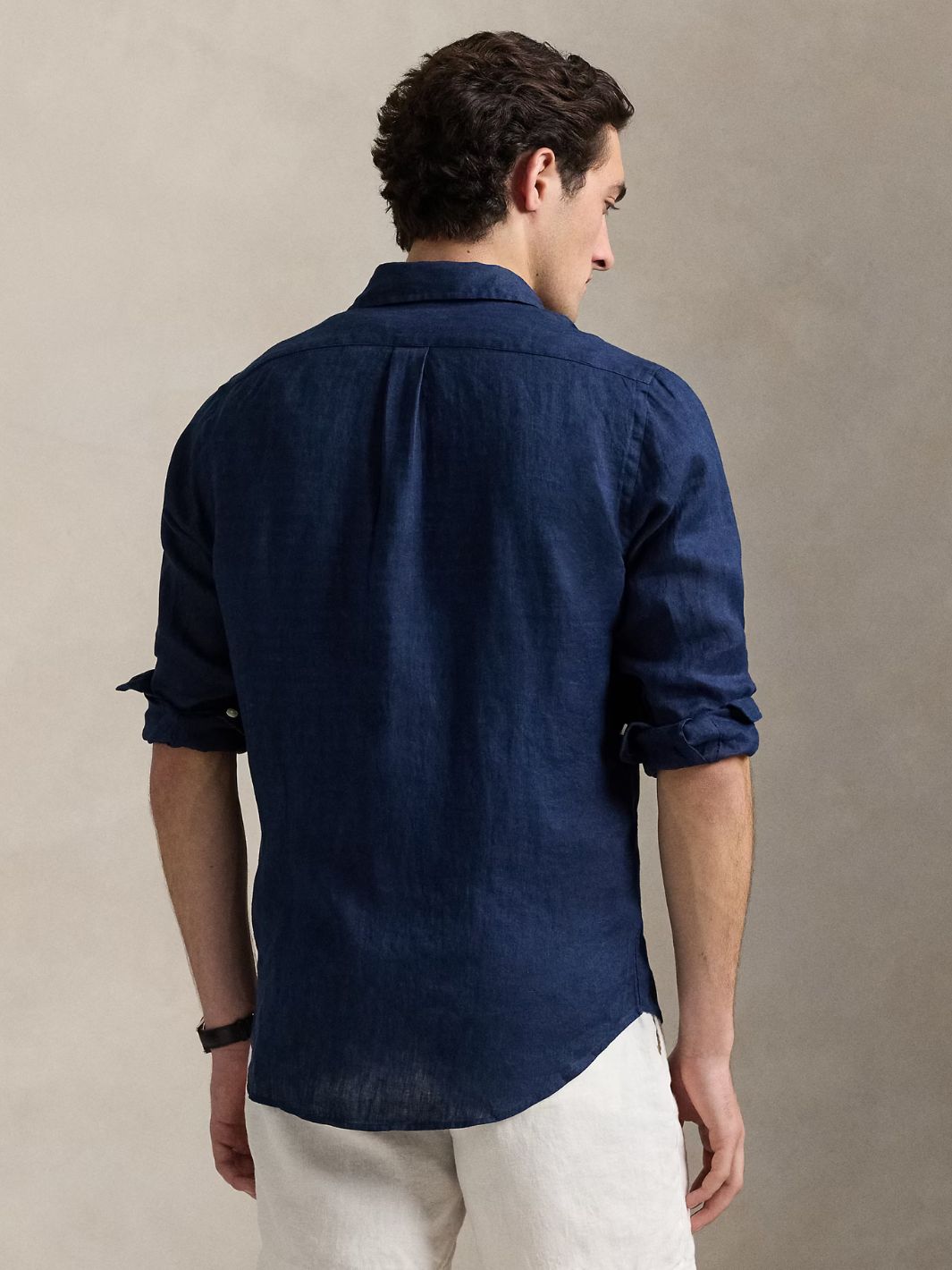 Polo Ralph Lauren Shirts Skjorte | Custom Fit Linen Shirt Navy