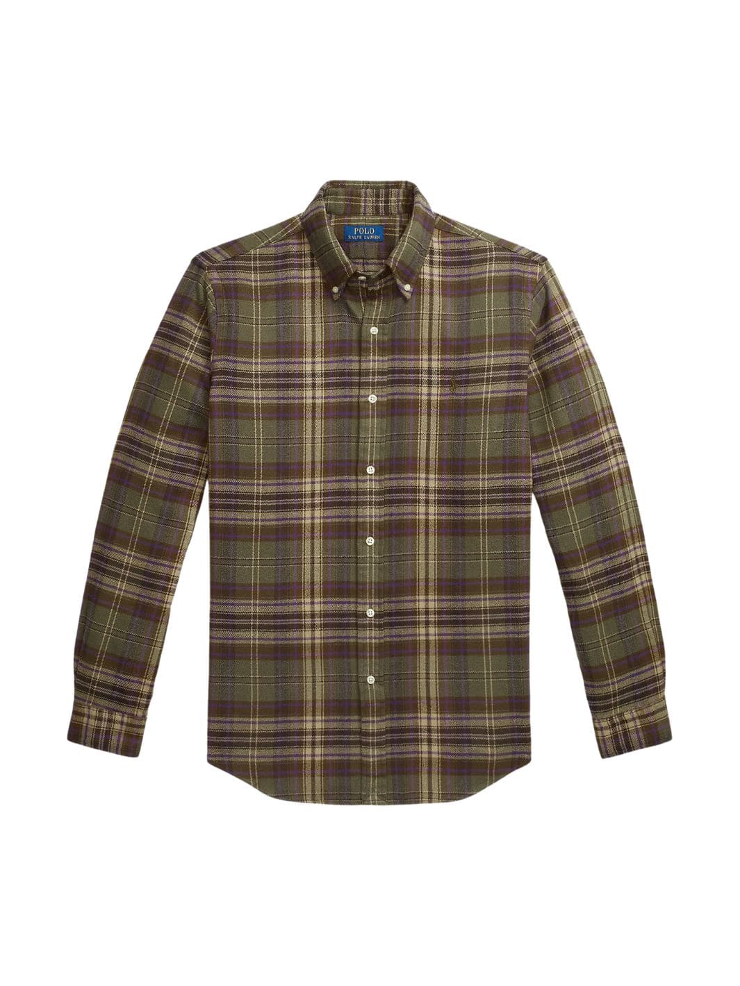 Polo Ralph Lauren Shirts Skjorte | Custom Fit Plaid Brushed Flannel Shirt