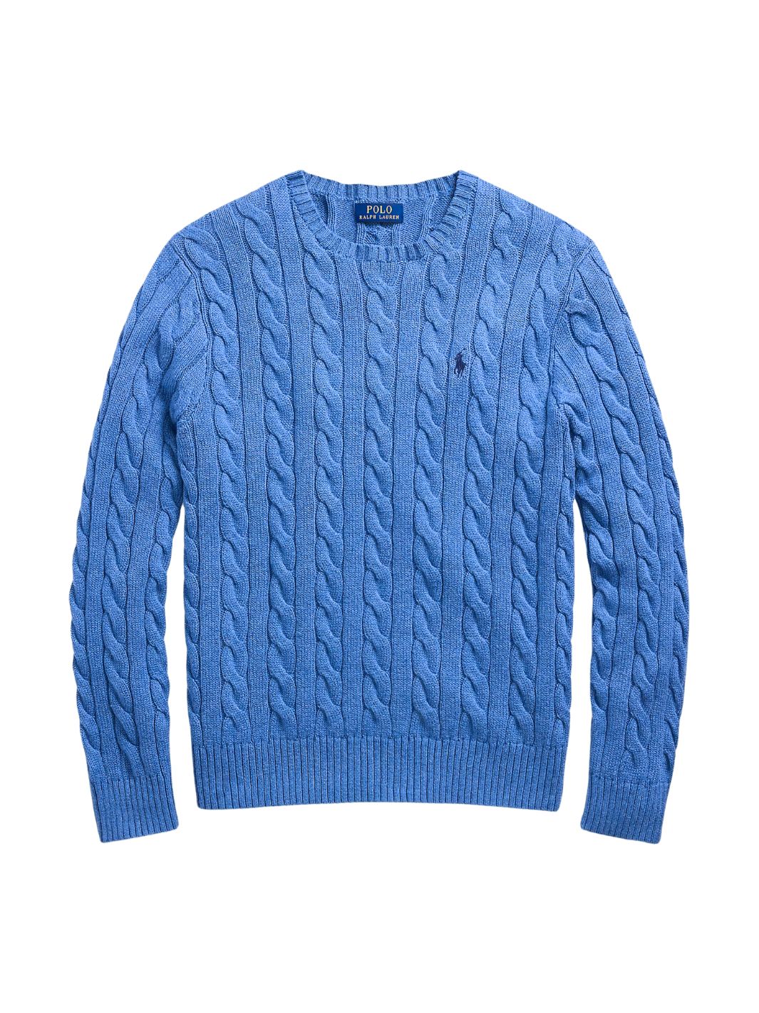 Polo Ralph Lauren Sweaters Genser | Cable Knit Pullover Blue