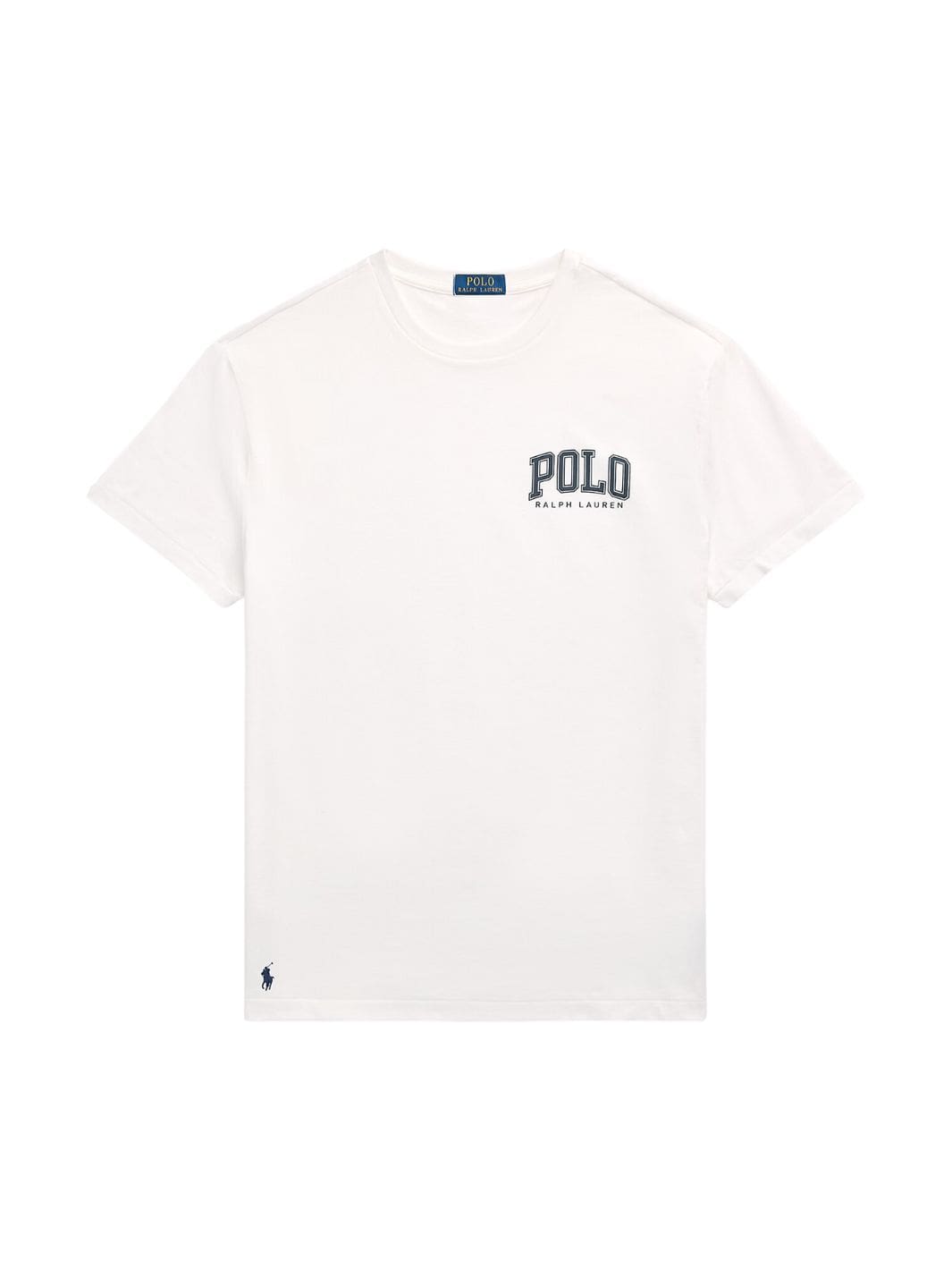 Polo Ralph Lauren Tees & Longsleeves T-Skjorte | Custom Slim Fit Logo Jersey T-Shirt White