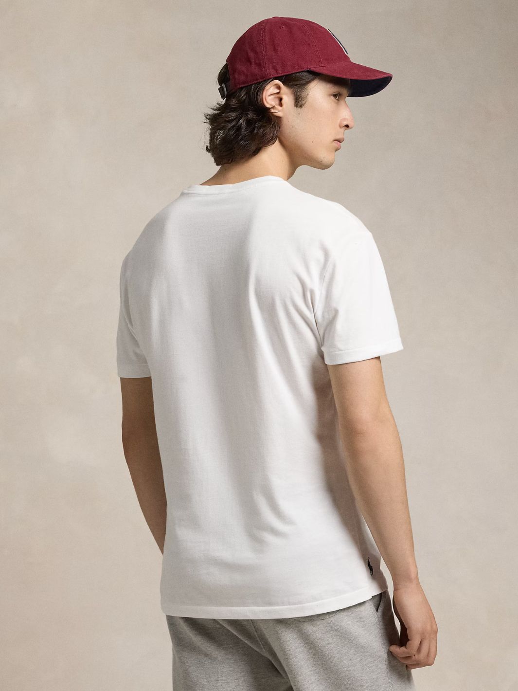 Polo Ralph Lauren Tees & Longsleeves T-Skjorte | Custom Slim Fit Logo Jersey T-Shirt White