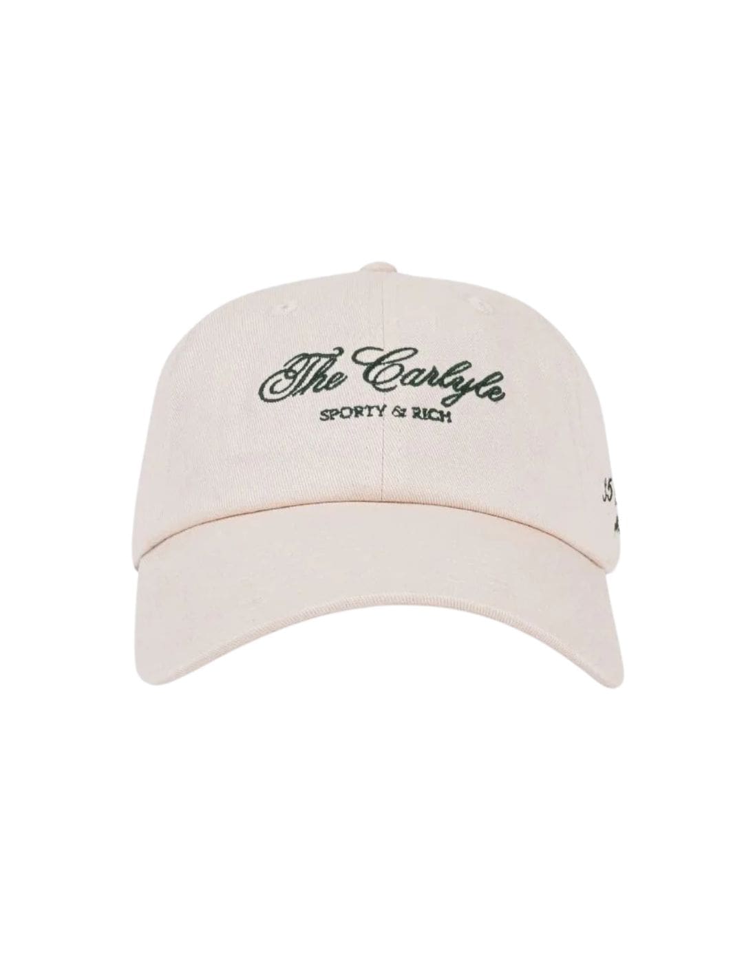 Sporty & Rich Accessories Cap | The Carlyle Souvenir Cotton Hat Cream